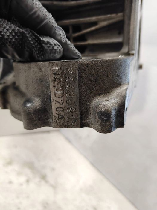 bmw n47d20a 779792207 2.0d e60 e90 e87 07- blok silnika przytarty wał korbo