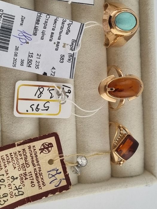 Золотое кольцо ссср с бирюзой нефритом авантюрином