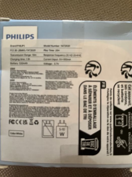 Вакуумні наушники philips tat2020