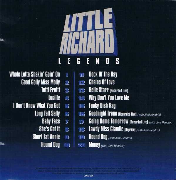 Little Richard Featuring Jimi Hendrix - Legends