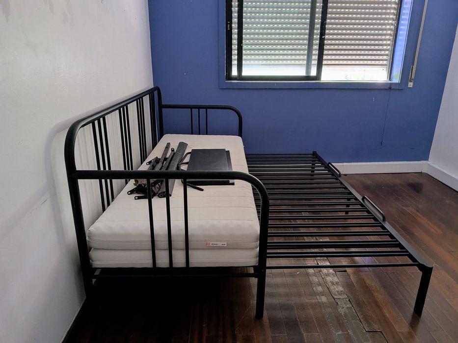 Cama de ferro extensível - solteiro/casal/sofá - IKEA