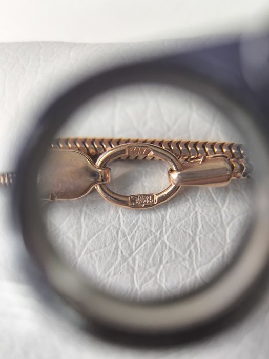 Цепочка золотая Снейк 54 см (3.73)