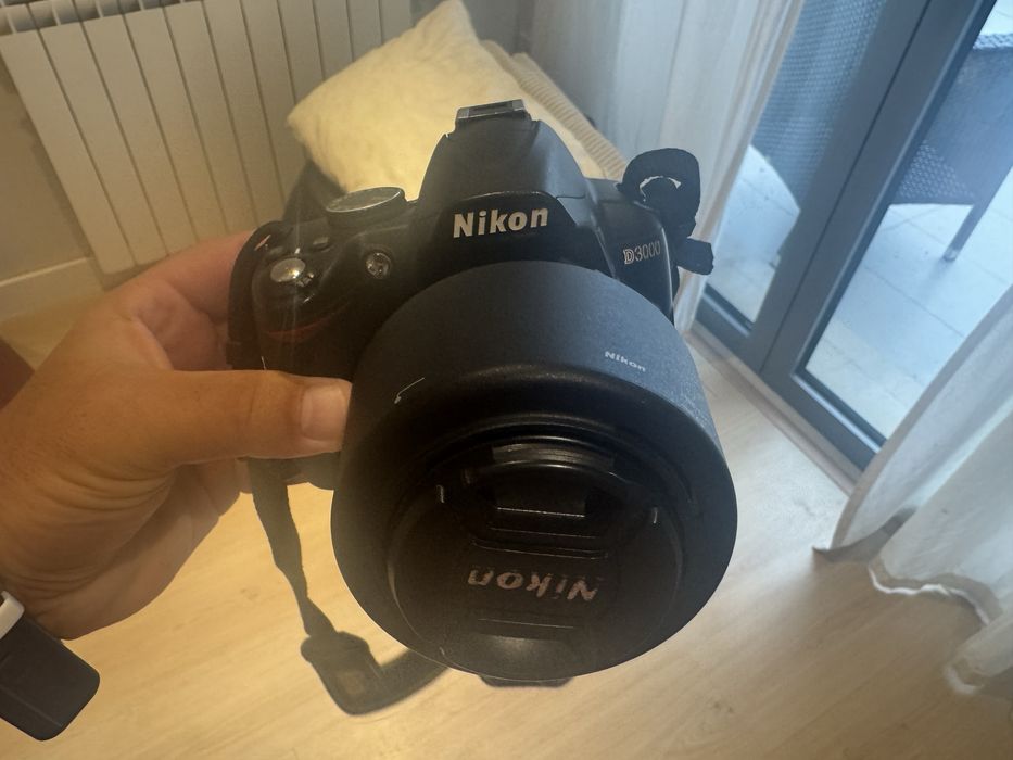 Nikon d3000 2 objectivas acesssorios