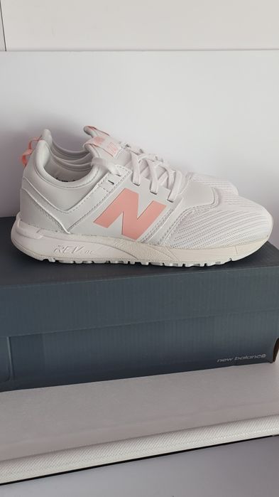 Buty nowe damskie sportowe New Balance modny biały kolor Rozmiar 36