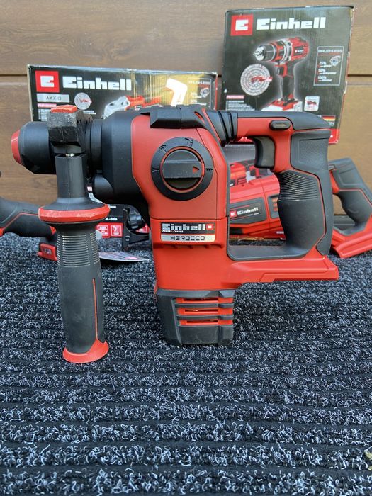 Zestaw elektronarzedzi einhell szlifierka piła młotowiertarka