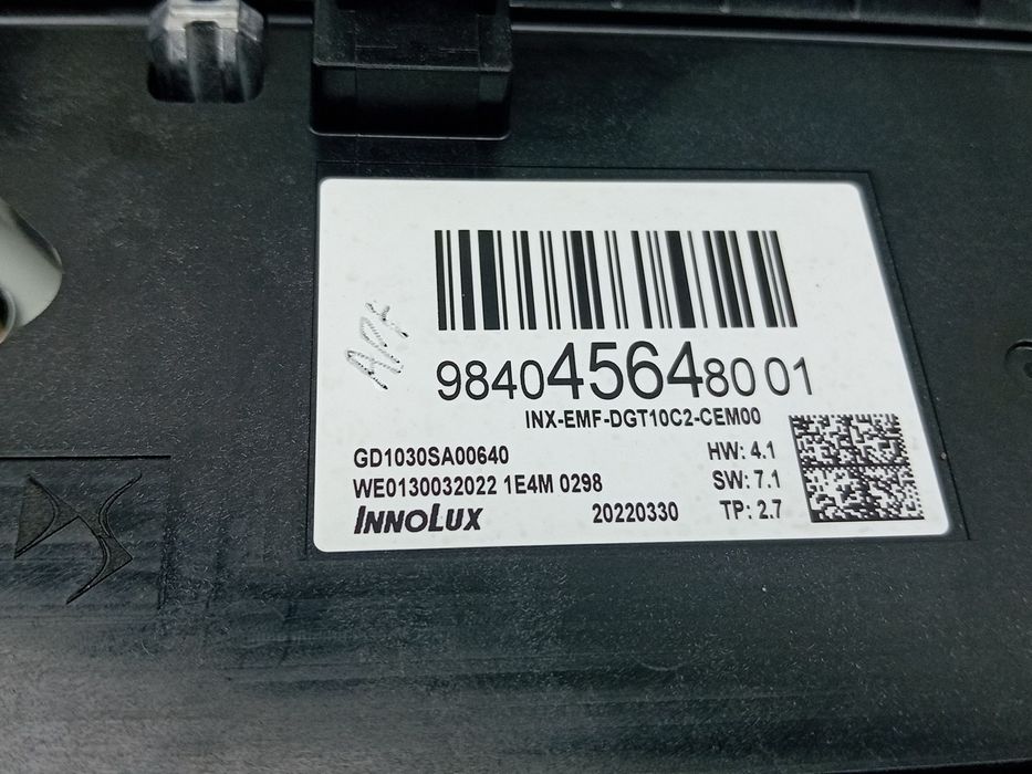 Display / ecrã de informações CITROËN C4 III