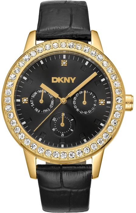 zegarek damski dkny parsons multi glitz dk1l055l0025 + box