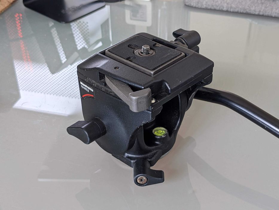 Cabeça de tripé fluída video Manfrotto 701RC2