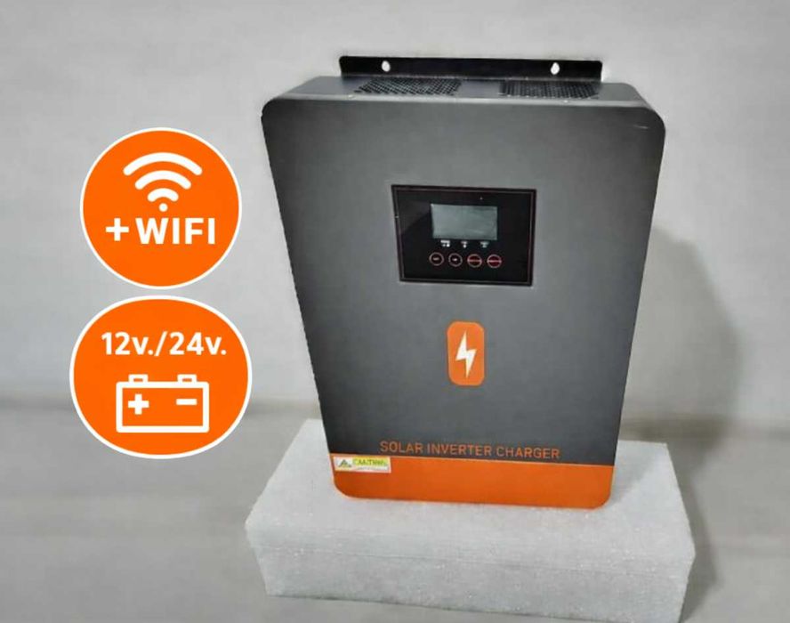 Гібридний інвертор PowMr 4.2kW-24V / 2.3kW-12V MPPT 100A