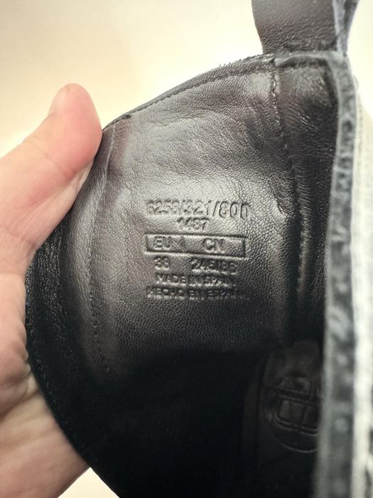 Шкіряні черевики козаки Massimo Dutti (Іспанія), р. 38 (37)