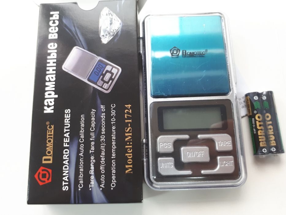 Ювелирные весы Domotec MS-1724 (0.01-100g