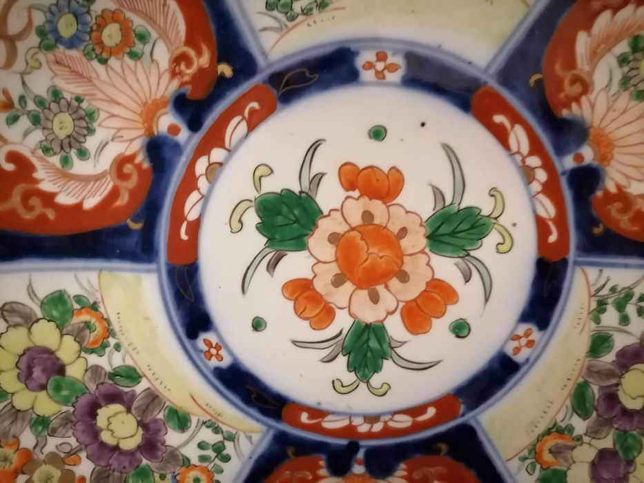 Prato Grande Dimensão Porcelana "IMARI" 37cm