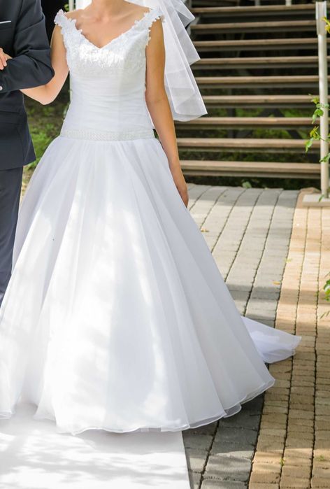 Suknia ślubna oryginalna nietypowa AGORA rozm. S/M