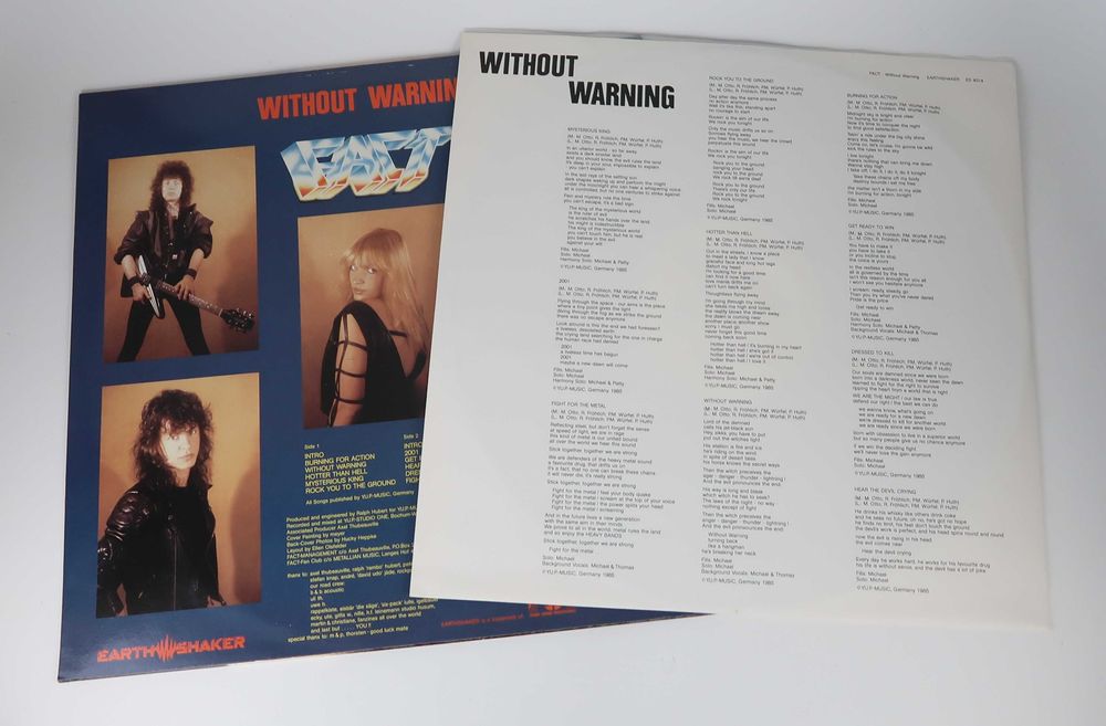 Fact – Without Warning - Disco Vinil LP - Heavy Metal