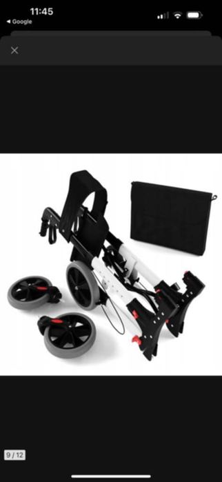 Balkonik składany na kółkach chodzik dla seniora więcej na priv