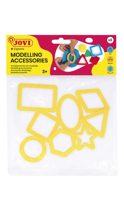 Foremki Figury Geometryczne Do Mas Plastycznych 8 Szt. Jovi