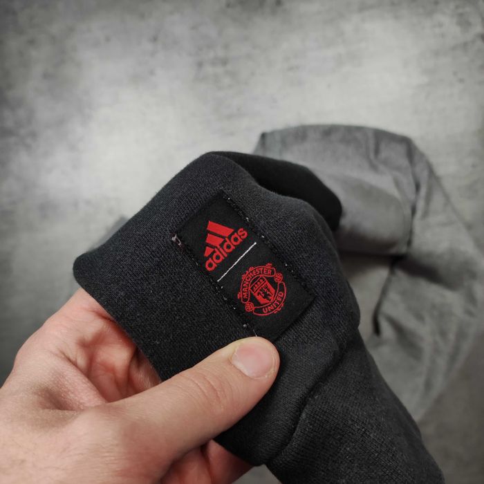 MĘSKA Bluza PIŁKA NOŻNA Adidas Manchester UTD United Red Devils Logo