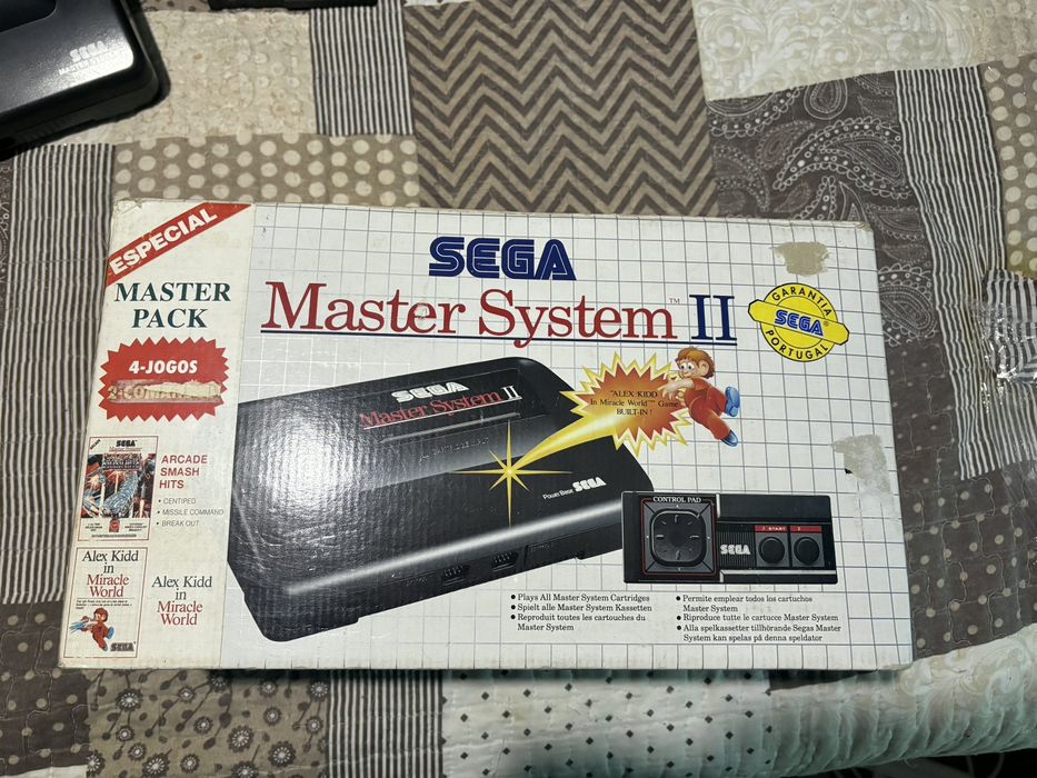 Master system em caixa
