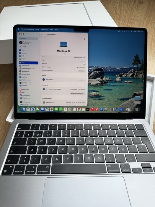 Macbook Air M2 de 256gb 13” com fatura e garantia