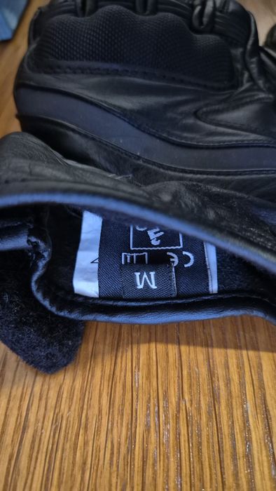 Luvas motard em pele - M