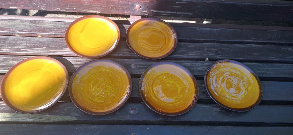 Komplet sześciu talerzyków z Chodzieży