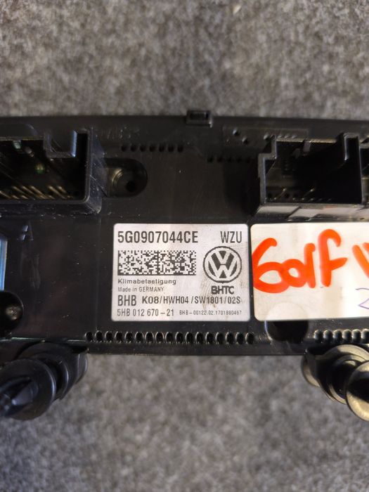 Climatronic sofagem / comando chaufagem VW GOLF VII