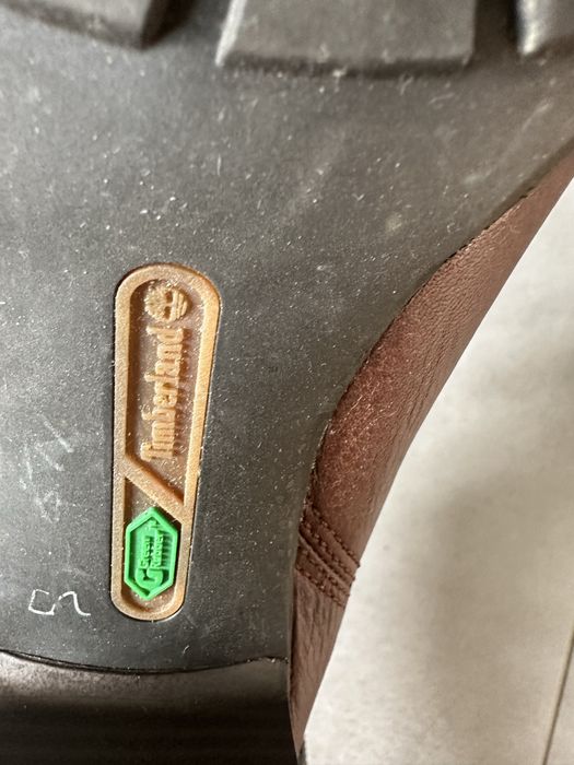 Botki czekoladowe / brazowe  za kostke Timberland 37,5 skorzane