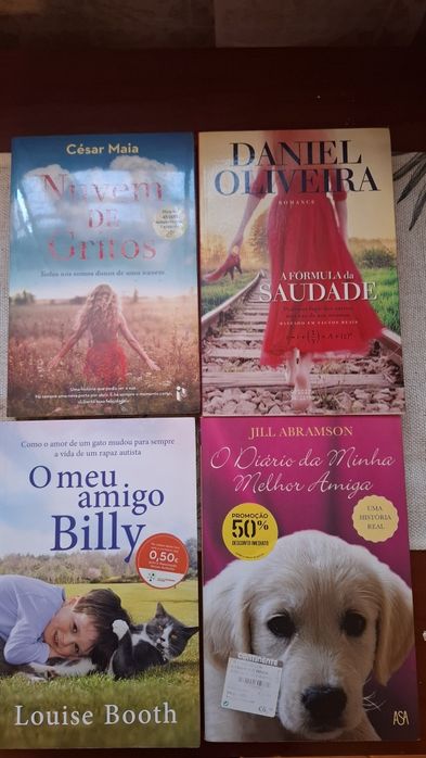 Livros vários. Para desocupar