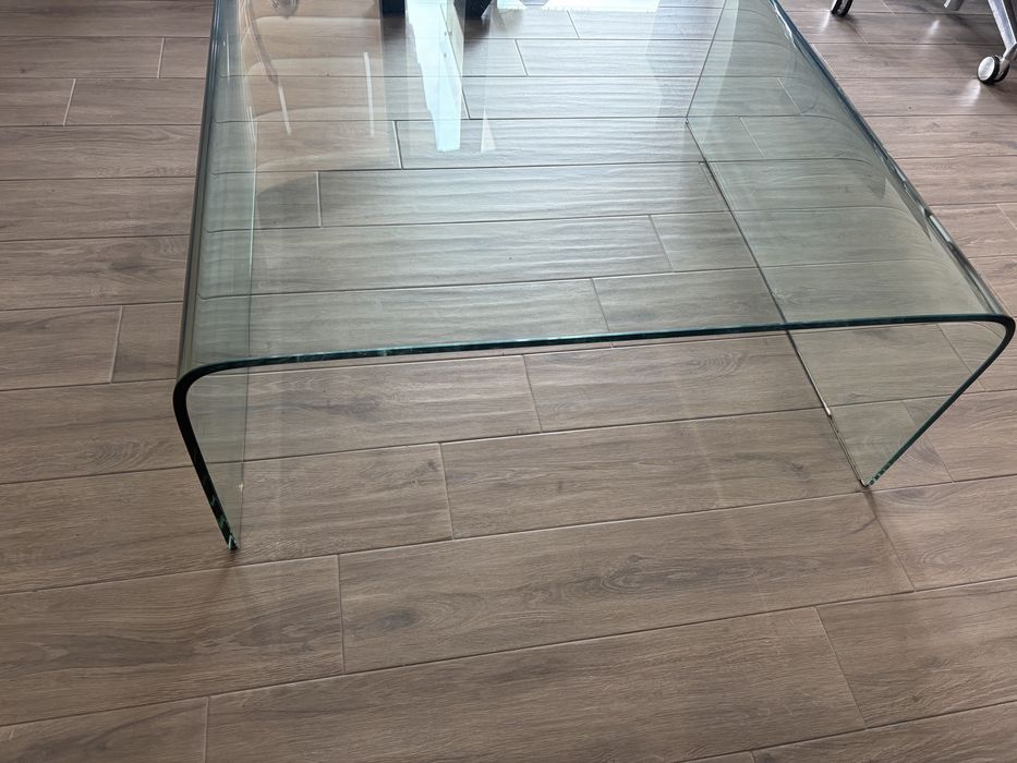 Mesa centro de vidro