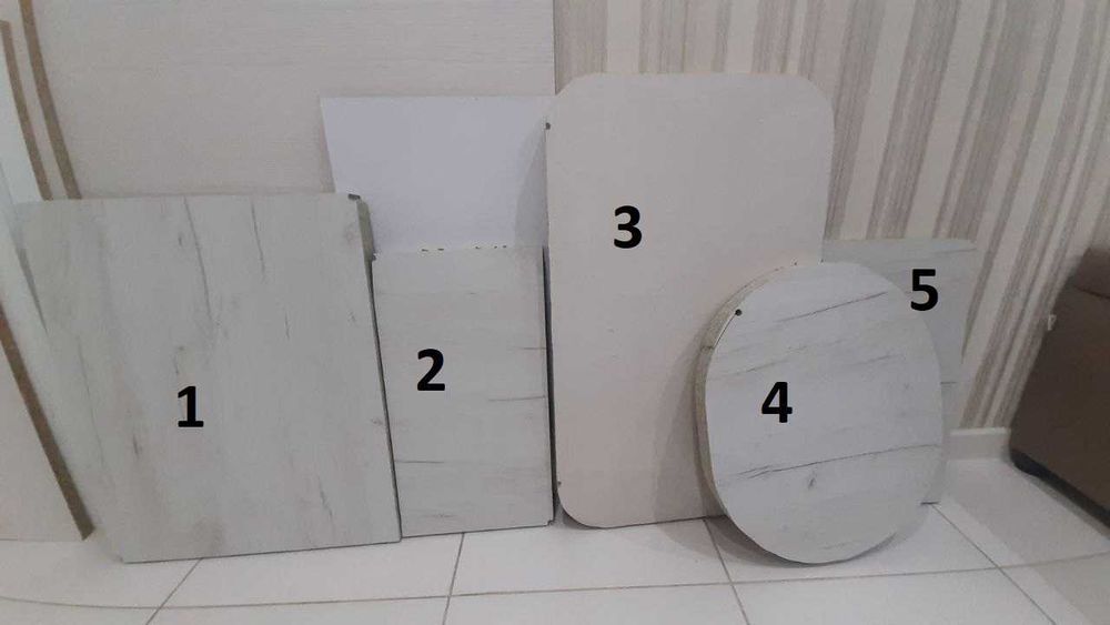 Столешницы обрезки на столики табуретки