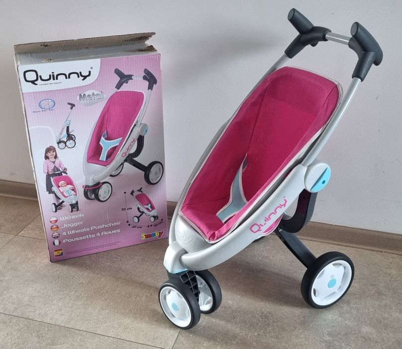 Wózek dla lalek Quinny SMOBY spacerówka różowy