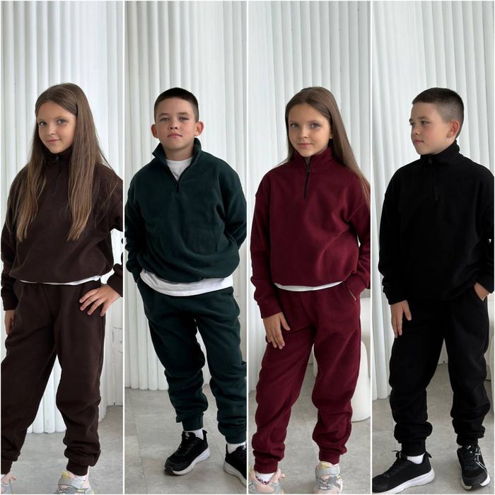 КОСТЮМ фліс дитячий. Костюм фліс зима. Костюм спортивний дитячий.