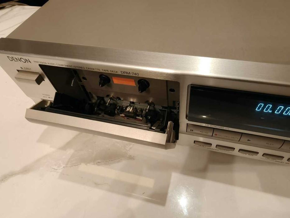 DENON DRM-740 ! Znakomity magnetofon kasetowy ! OKAZJA ! 3 HEAD