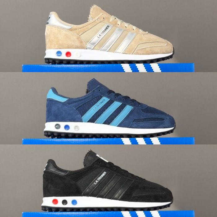 БЕЗ ПЕРЕДПЛАТИ‼️Кроссовки мужские Adidas LA Trainer 41-42р сетка