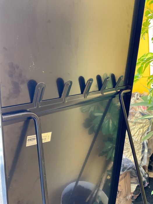 Espelho de Pé IKEA (KARMSUND) Preto 40x167 cm