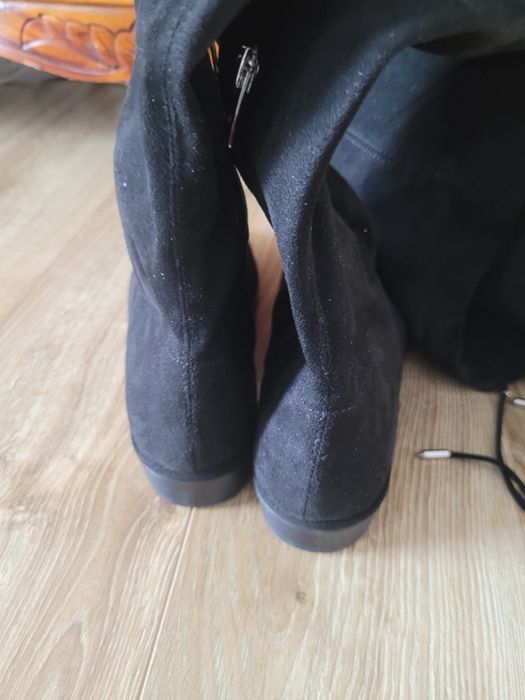 Długie kozaki za kolano muszkieterki  j NOWE plus nowa torebka nine we