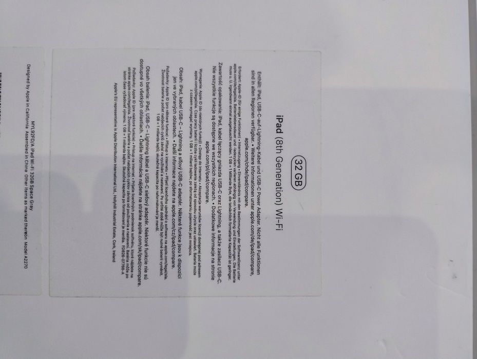 iPad 8gen. 32Gb etui