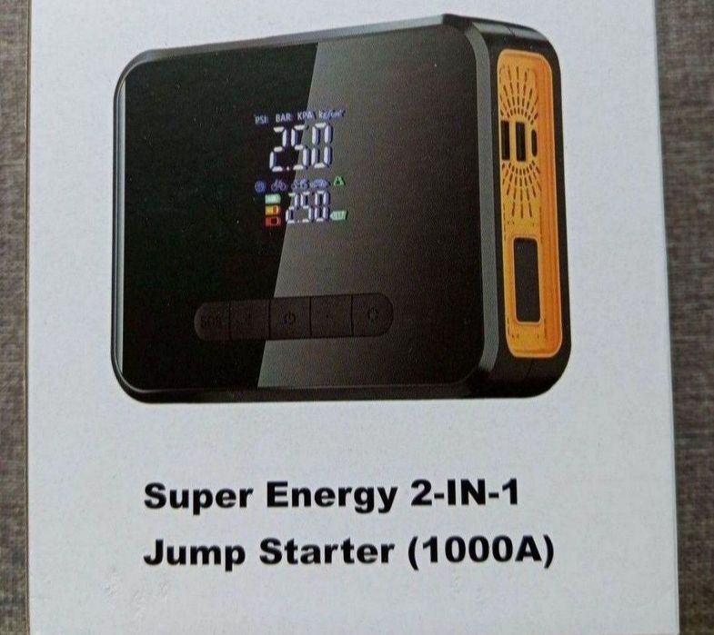 Starter [1000A] 2 w 1 rozruch do samochodu z powerbankiem