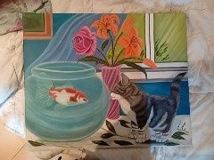 Pinturas em acrilico sobre tela