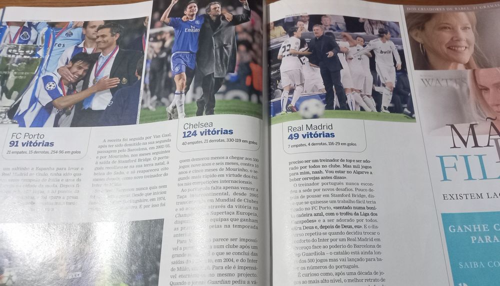 José Mourinho super em revista e conteúdos 2011