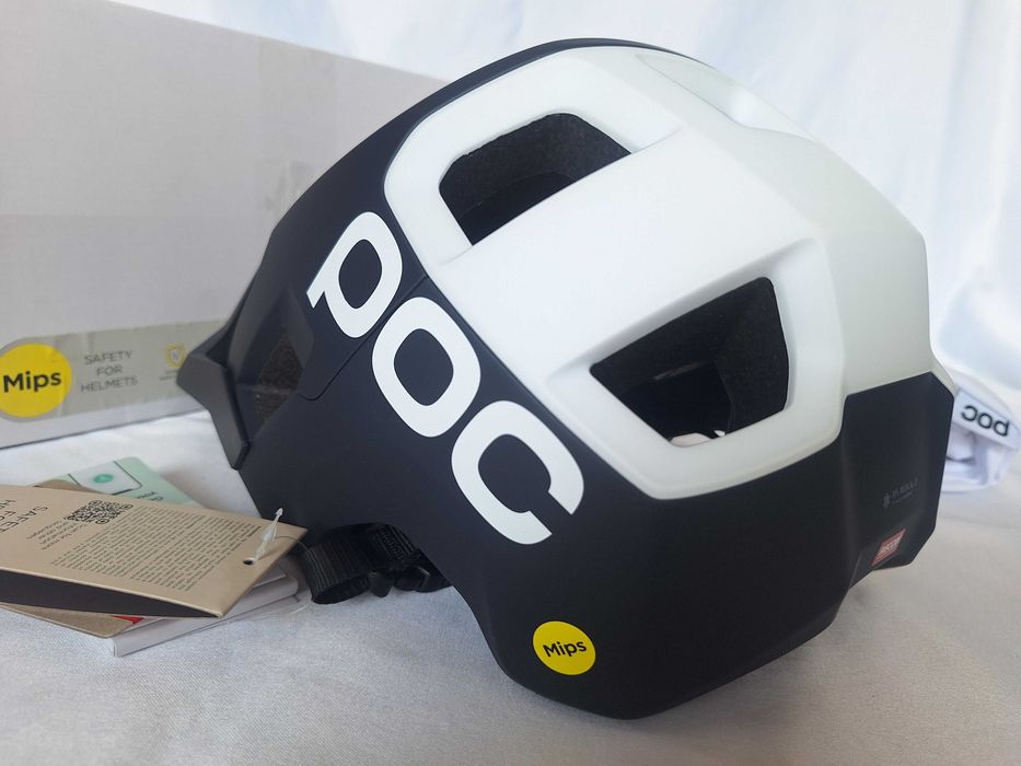 Kask rowerowy Poc Kortal Race Mips Apatite Navy Hydrogen White M/L 55-58cm