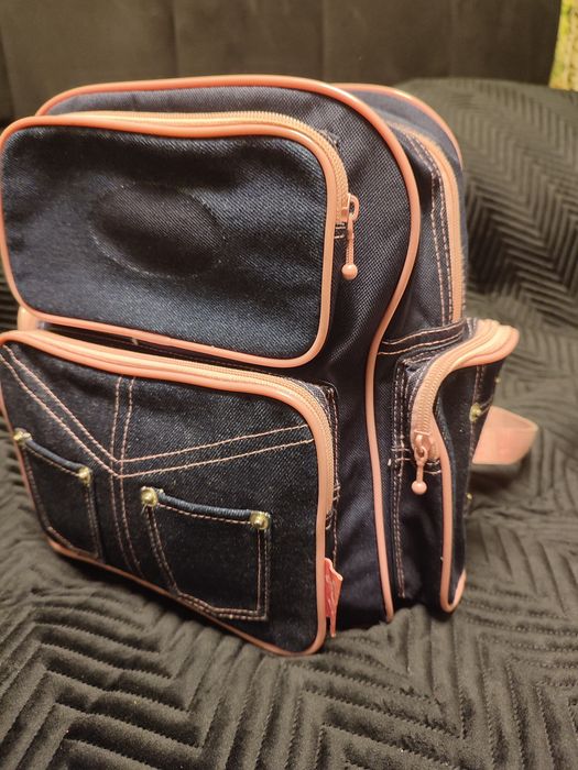 Śliczny Plecaczek jeans BARBIE i torebka SWEET LAMY