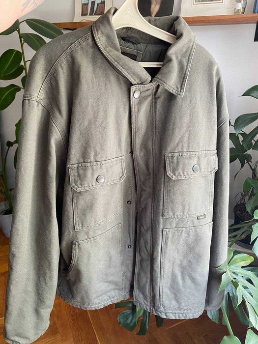 Куртка Zara, XL, міцний матеріал проти дощу, сірий колір