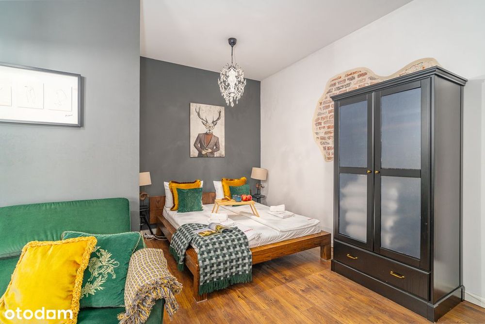 Stylowa kawalerka 37 m² | Balkon | Stare Podgórze