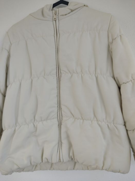 Kispo de penas branco, 10 anos menina, Benetton