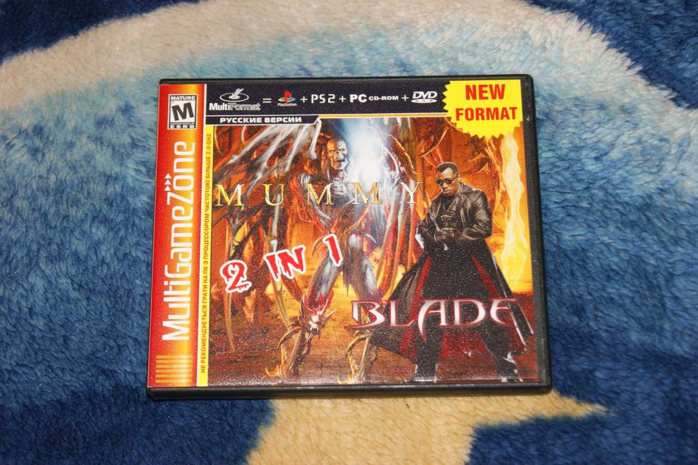 Диск с играми Blade Mummy универсальный формат PC Play Station 1 и 2