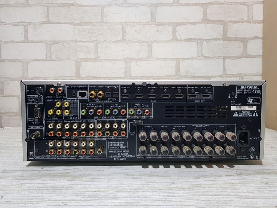 Пульт!7.2AV Ресивер Marantz SR6007,HDMI USB 4K AirPlay 190Вт б/у з Нім