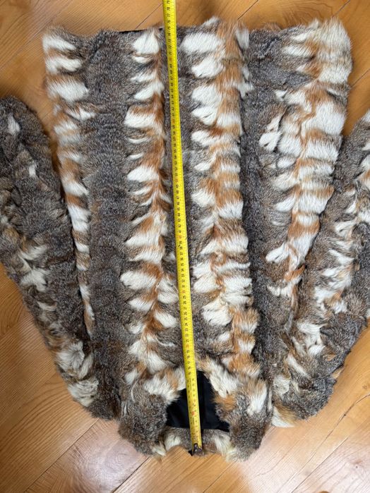 Kurka skórzana, futro lisa