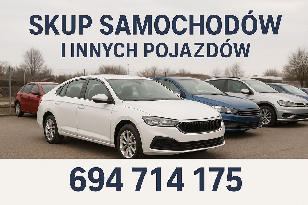 Skup samochodów pojazdów auta motocykli przyczep
