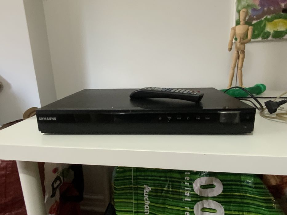 Conjunto dvd + colunas samsung